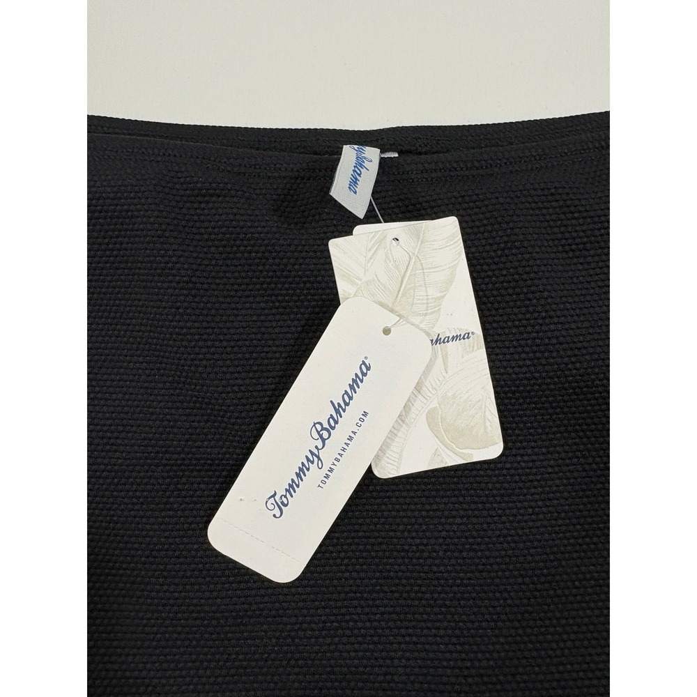 Tommy Bahama Island Cays Cabana Swim Skirt Black White Trim SS200417 Size M - Picture 8 of 8